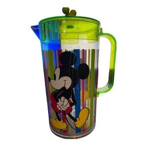 Disney Store Mickey Mouse Melamine Drink Beverage pitcher Outdoor
